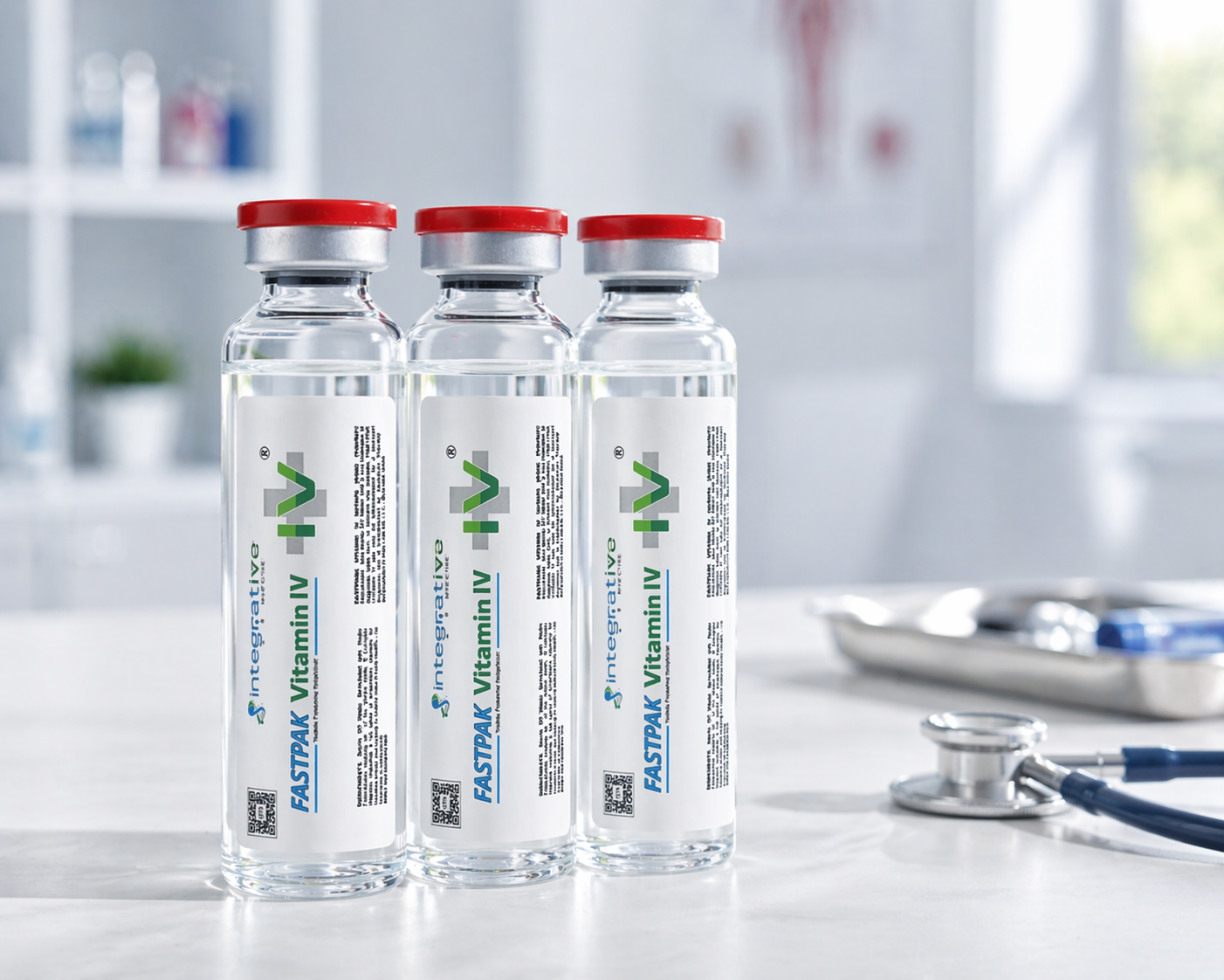 Five Mins Push IV vials — clinical setting